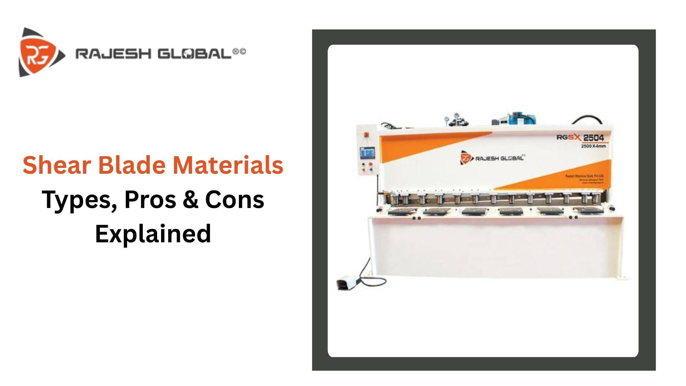 Shear Blade Materials: Types, Pros & Cons Explained
